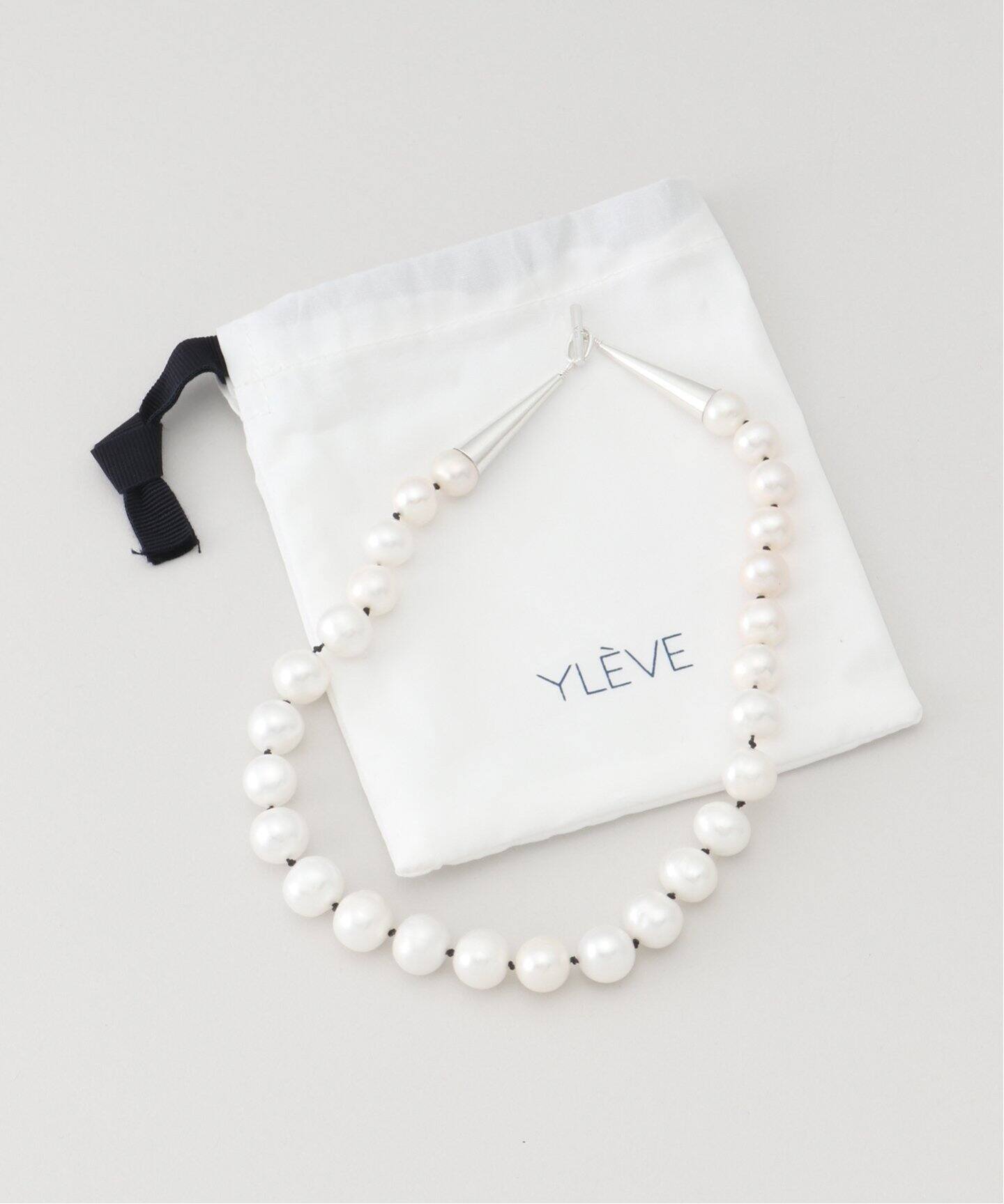 YLEVE/イレーヴ】BAROQUEPEARL NECKLACE KNOT 37cm（ネックレス