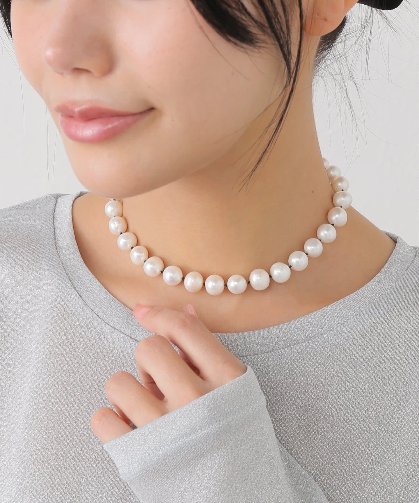 YLEVE/イレーヴ】BAROQUEPEARL NECKLACE KNOT 37cm（ネックレス