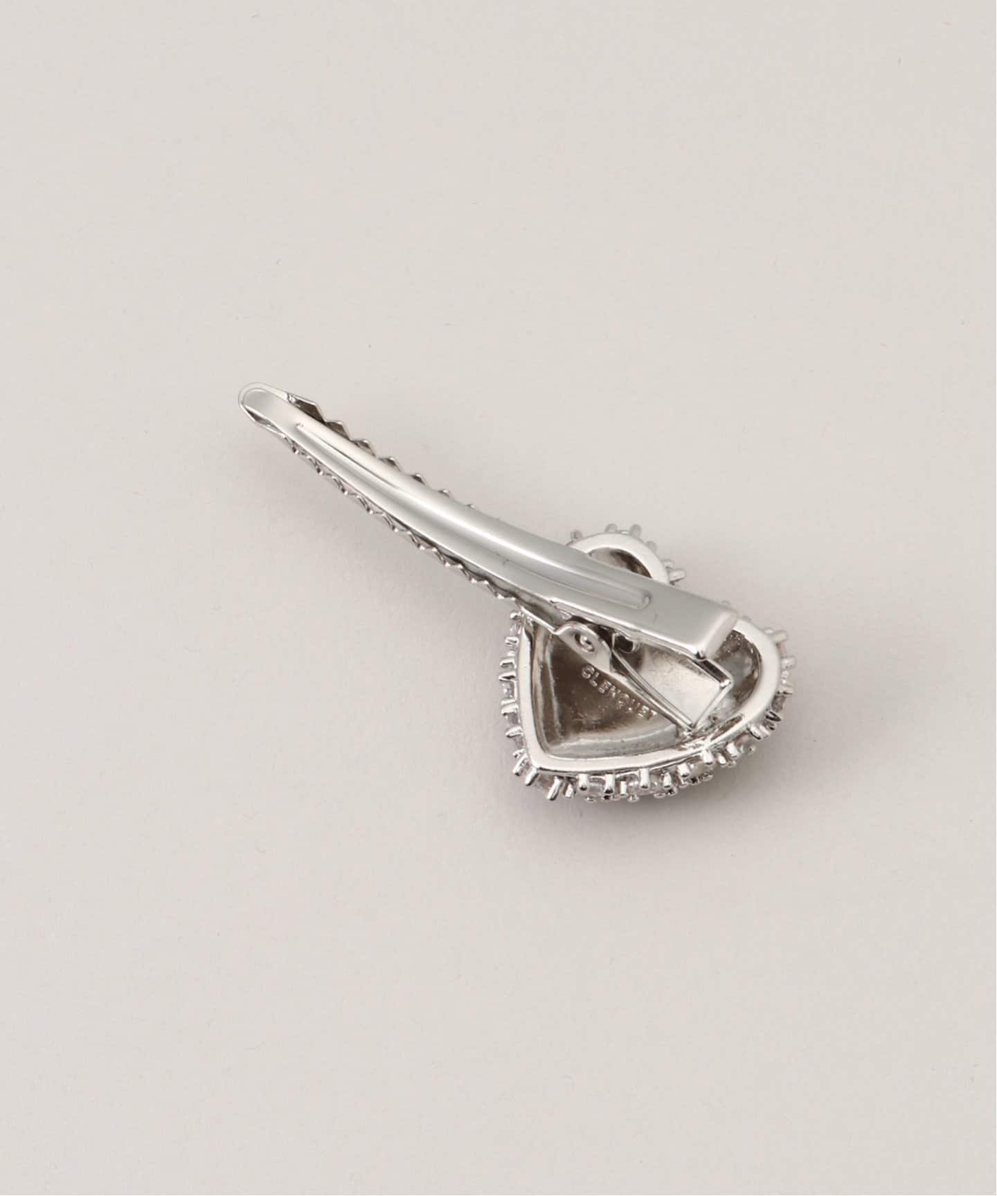 【関税込み】Justine Clenquet シルバー Chloe ヘアクリップ CHLOE CRYSTAL HAIR CLIP -SILVER- | IN ONLINE STORE