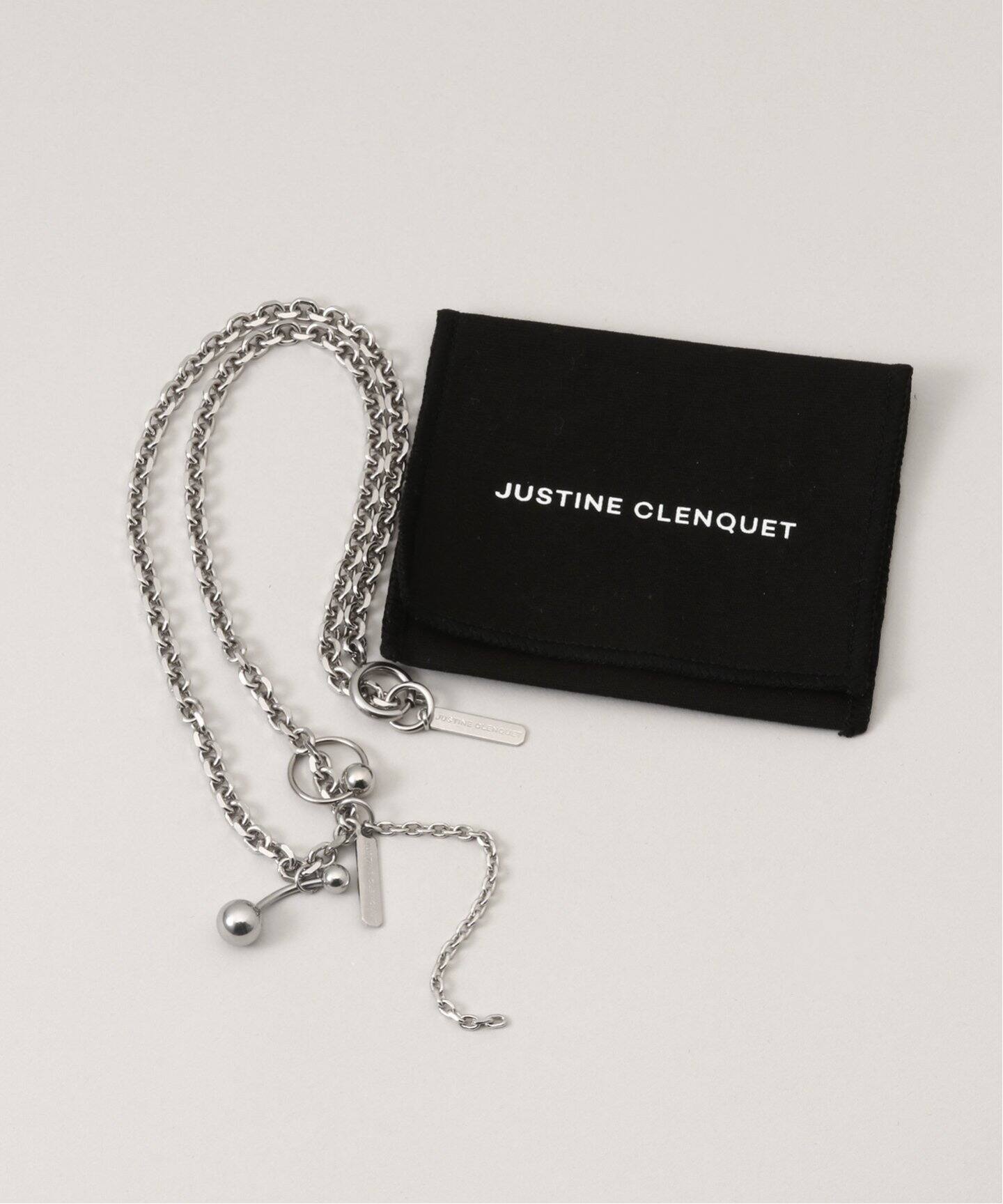 ラスト1点【Justine Clenquet】EVIEネックレス シルバー