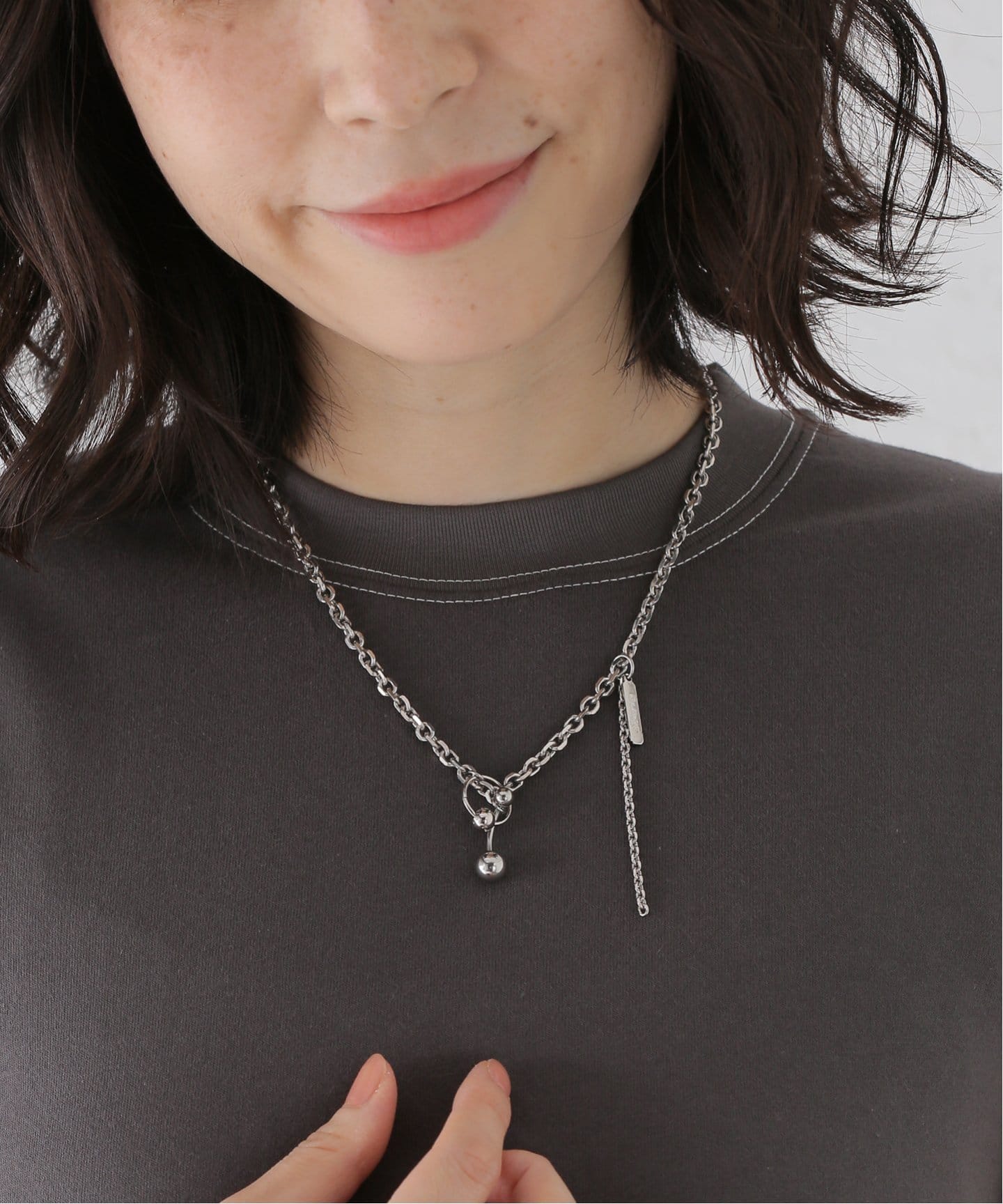 JUSTINE CLENQUET/ジャスティーヌ クランケ】 EVIE NECKLACE