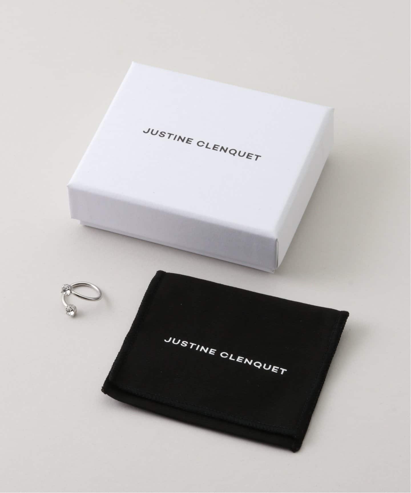 フランス発☆Justine Clenquet☆ Demi オープンリング：シルバー Justine Clenquet - Demi ring