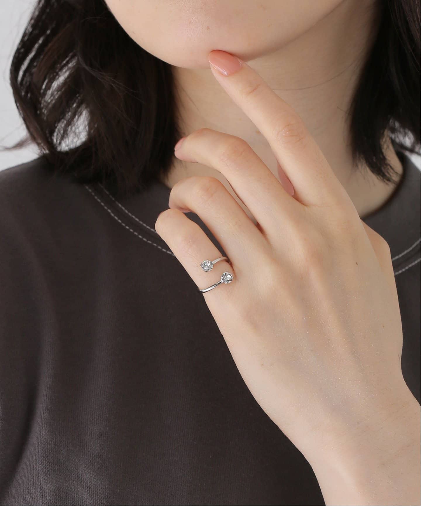 【Justine Clenquet】関税送料込★JUNO ミッド リング JUSTINE CLENQUET/ジャスティーヌ クランケ】JUNO MID RING