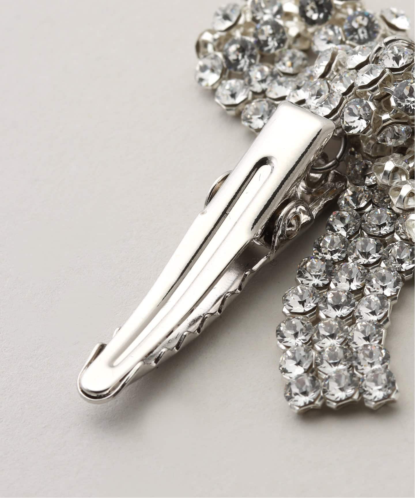 【関税込み】Justine Clenquet シルバー Sammy ヘアクリップ JUSTINE CLENQUET/ジャスティーヌ クランケ】SAMMY HAIR CLIP