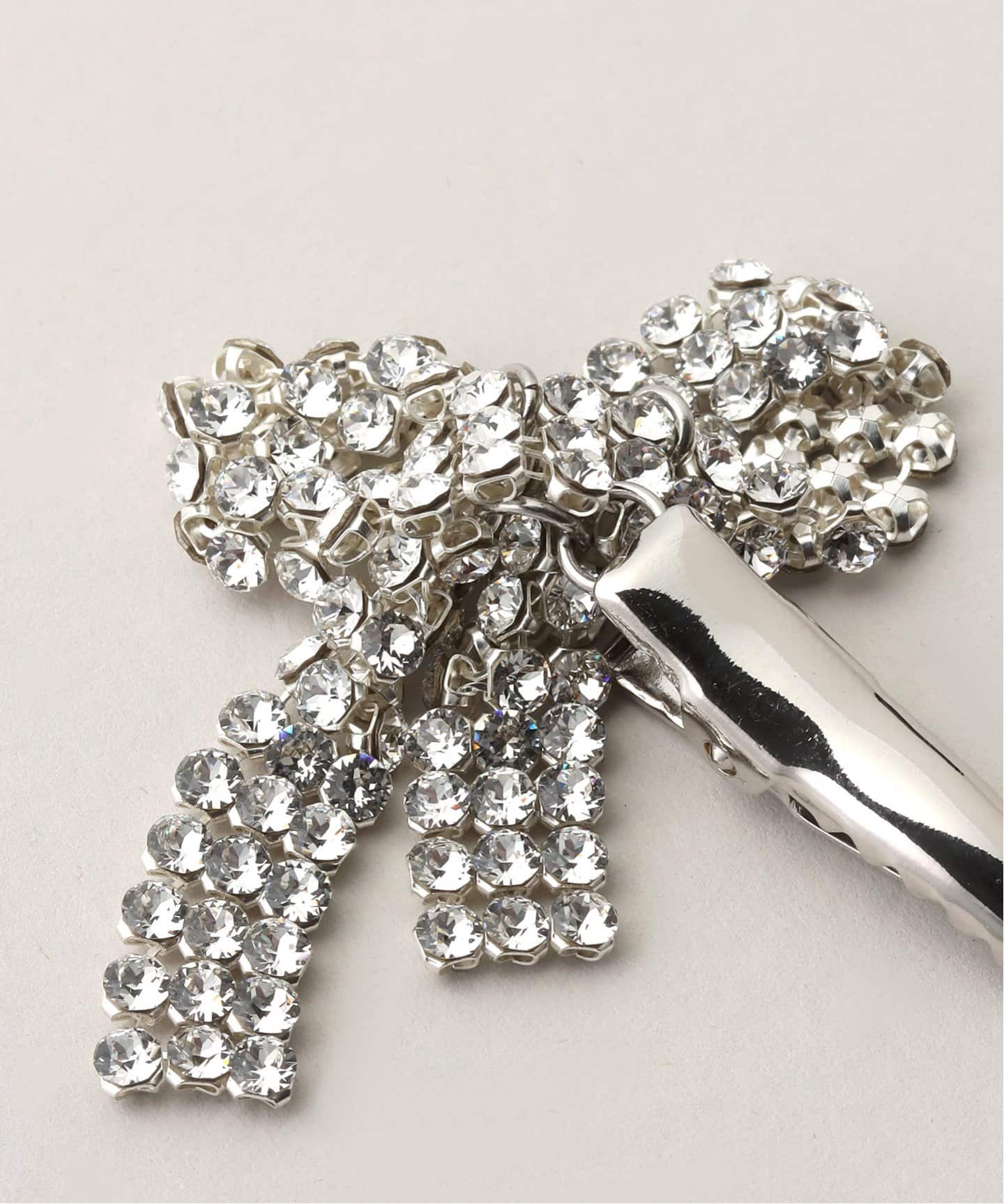 【関税込み】Justine Clenquet シルバー Sammy ヘアクリップ JUSTINE CLENQUET/ジャスティーヌ クランケ】SAMMY HAIR CLIP