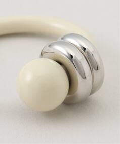 JUSTINE CLENQUET】ALAN LACQUERED EARRINGS：ピアス（両耳）（ピアス 再入荷【新品】Justine Clenquet Alanアランピアスシルバー
