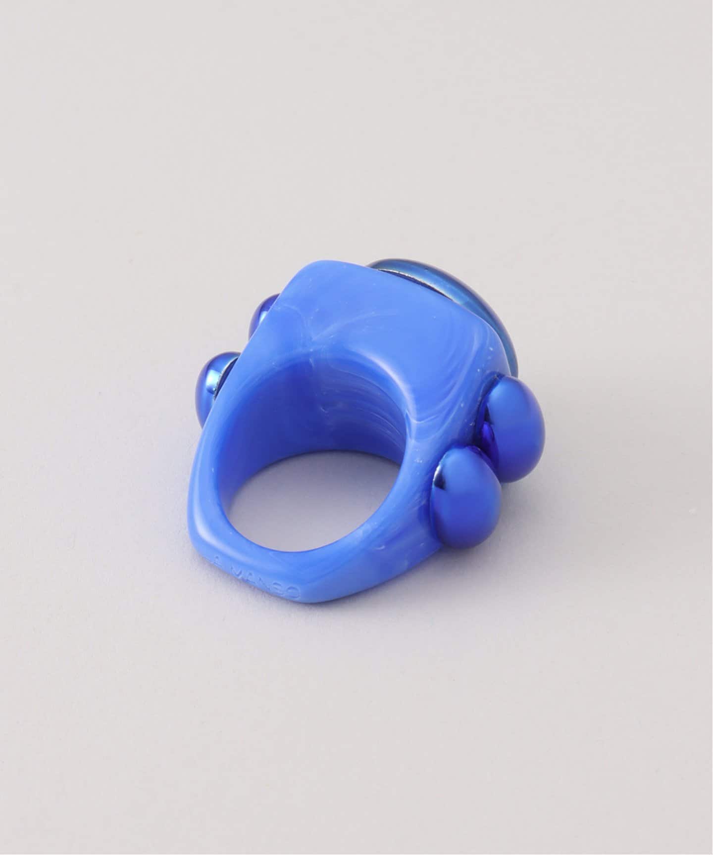 【関税込み】La Manso ブルー Beetle In Pool リング La Manso/ラマンソ】 BLUSUBMARINE 201010982010(リング