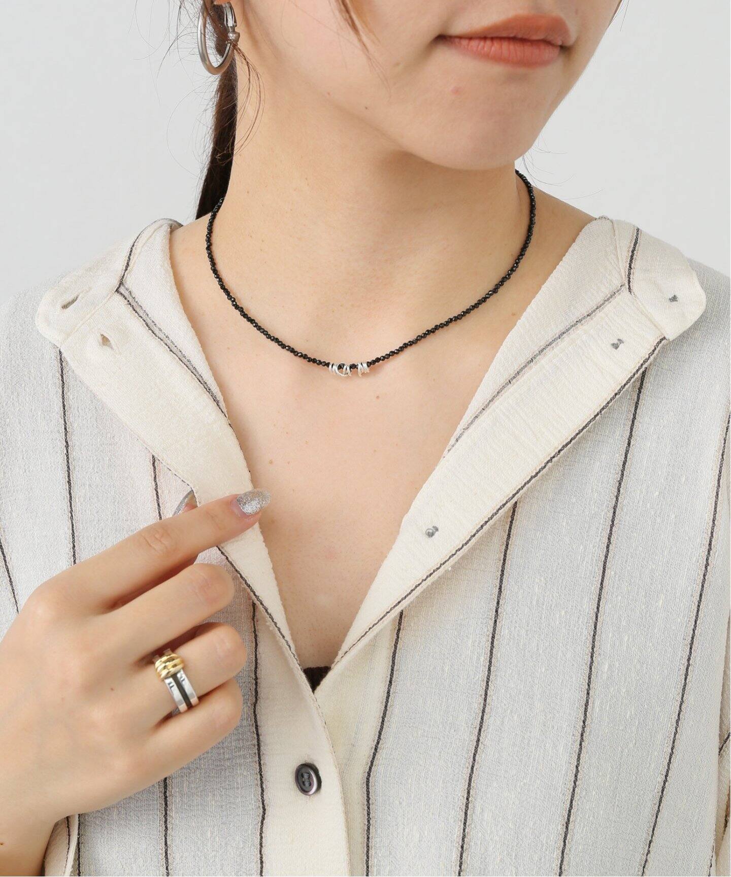LAPUIS /ラピュイ】SV925 GemStoneネックレス 244-220 119（ネックレス 