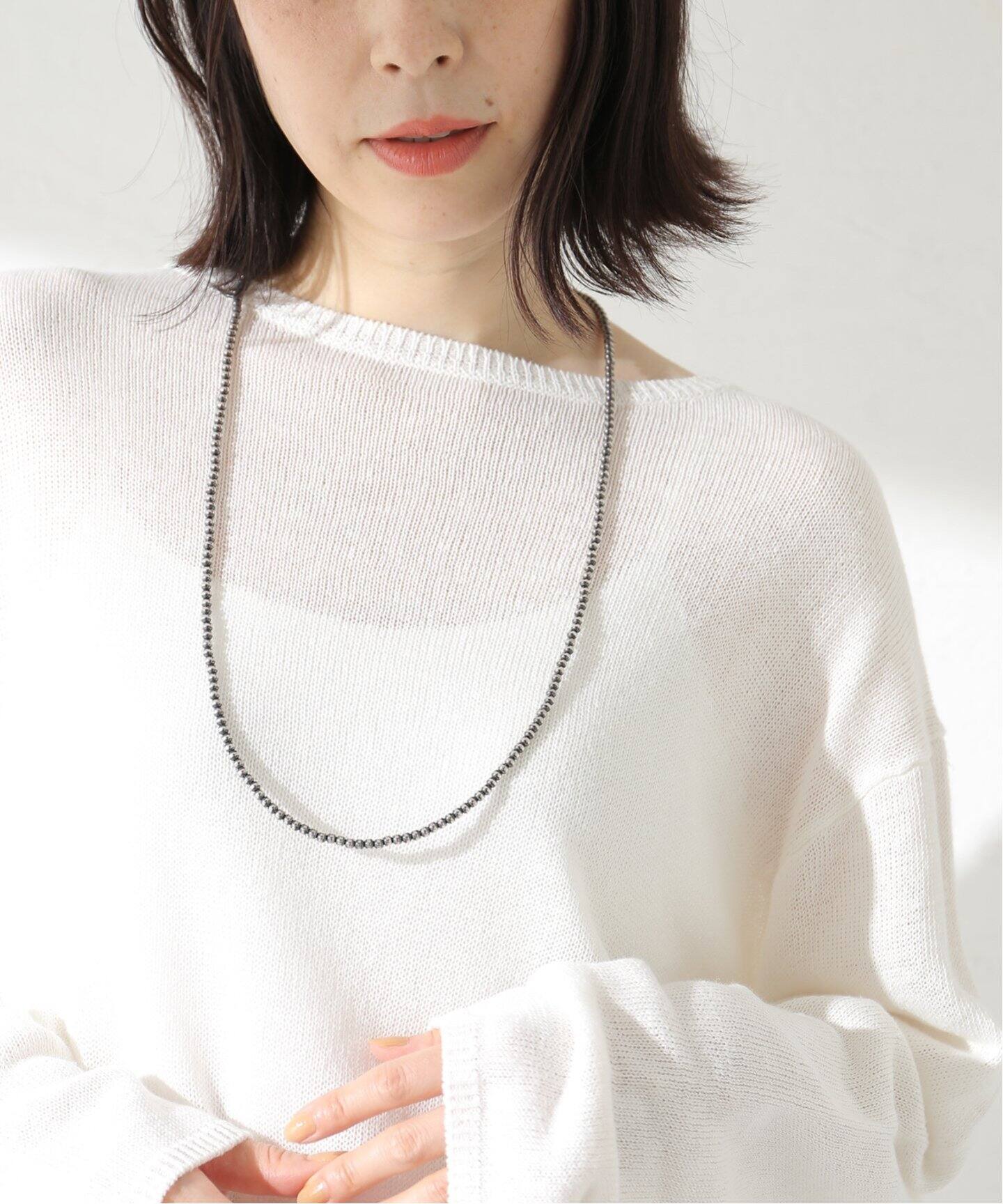 ERICKA NICOLAS BEGAY 】 4mm80cmOXIDIZED（ネックレス