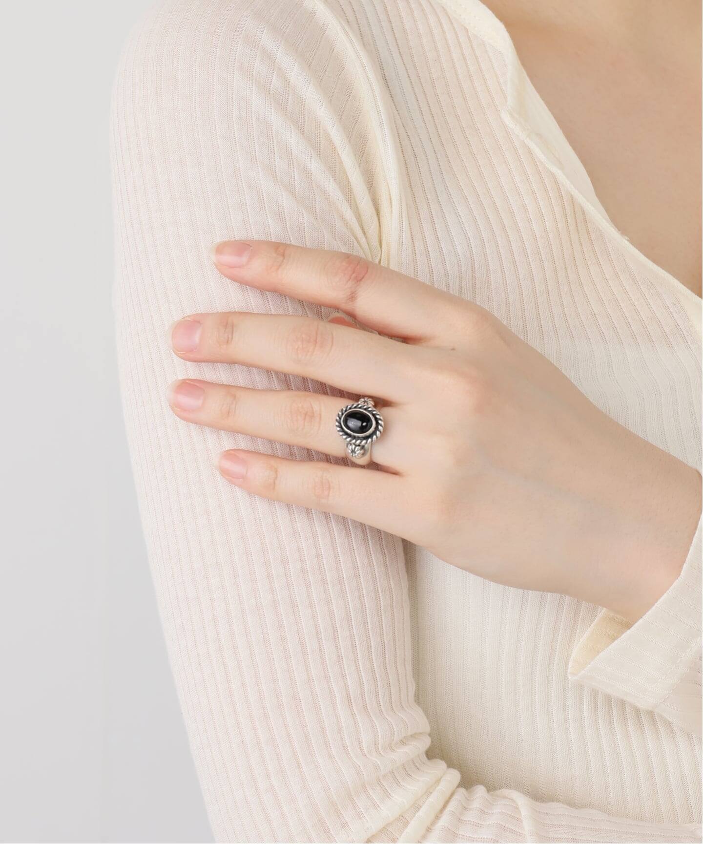 J.S LUXE購入：ERICKA NICOLAS BEGAYリング ERICKA NICOLAS BEGAY】03 HMPL ONYX RING（リング）｜journal
