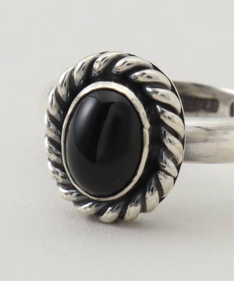 ERICKA NICOLAS BEGAY】03 HMPL ONYX RING（リング）｜journal 