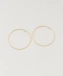 【Kenneth Jay Lane/ケネス ジェイ レーン】gold hoop post earring:ピアス