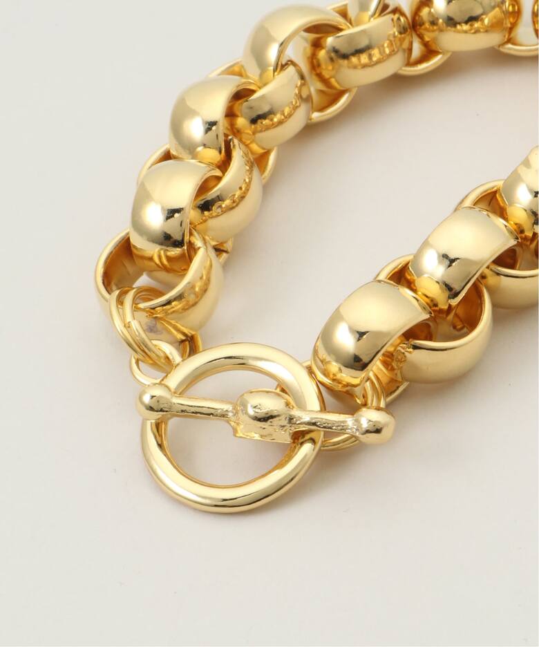Kenneth Jay Lane/ケネス ジェイ レーン】gold chain ブレスレット 