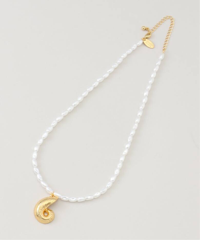 Kenneth Jay Lane/ケネス ジェイ レーン】 seashell pendant 