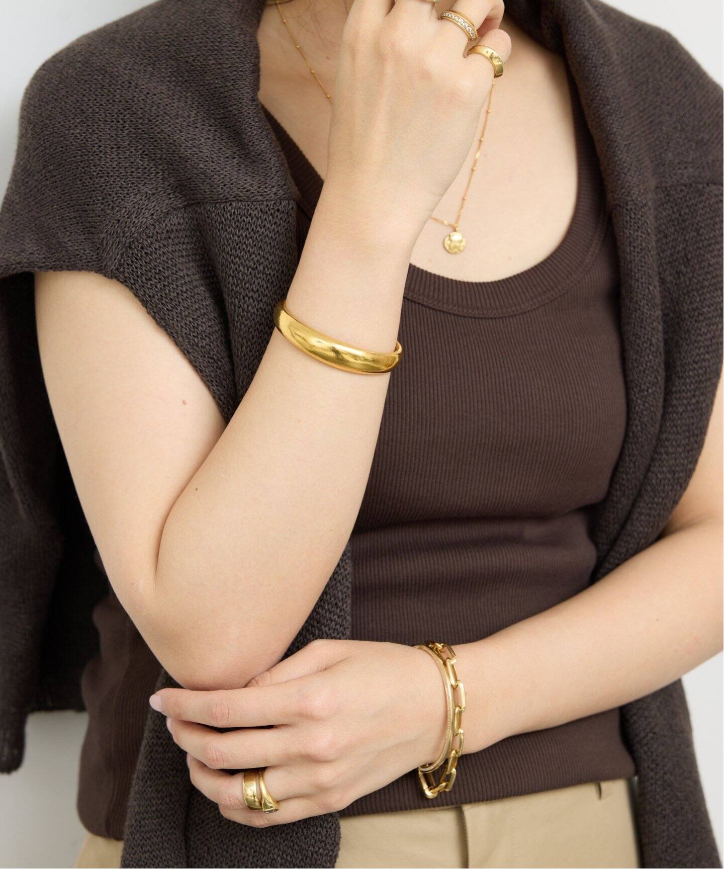 GABRIELA ARTIGAS/ガブリエラ アルティガス】FLAT BEAM CUFF バングル  