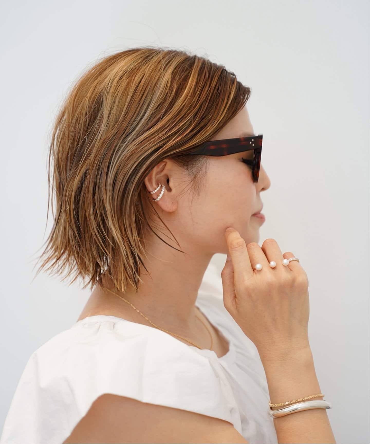 LAAINA/ラアイナ】DIAMOND EARCUFF M（イヤーカフ）｜Deuxieme Classe