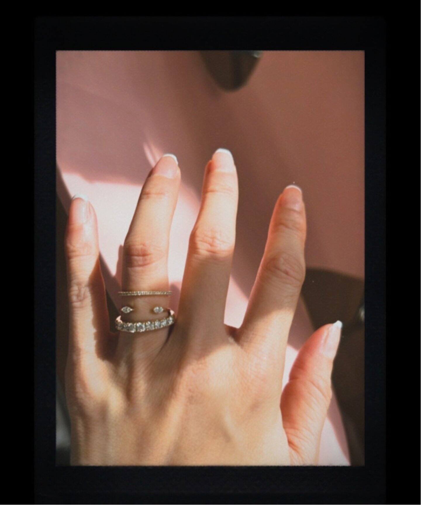 追加【Laaina/ラアイナ】EMBELLISHED DIAMOND RING（リング 