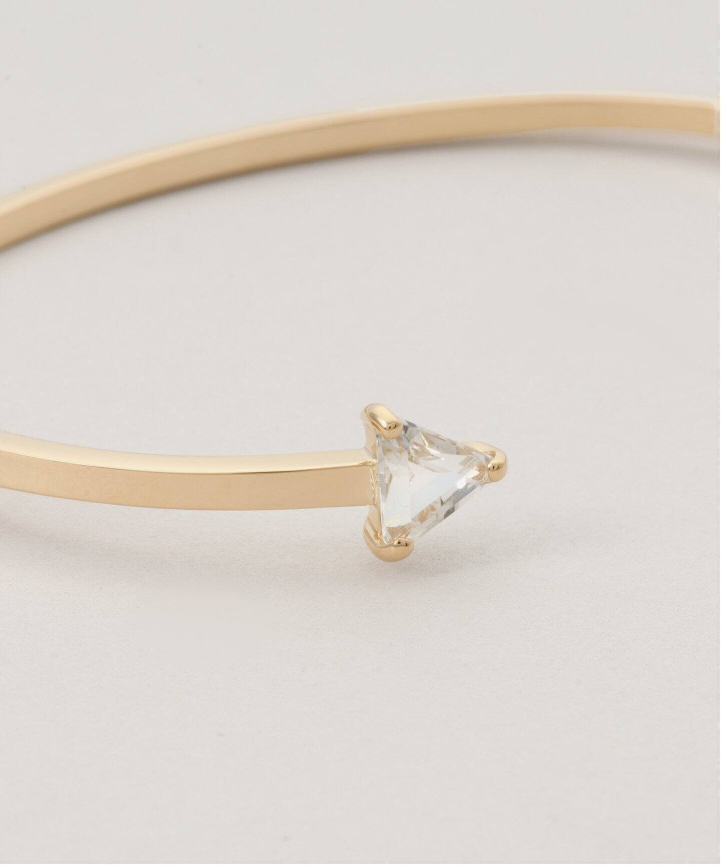 追加【Laaina/ラアイナ】 TRIANGLE TOPAZ CUFF（ブレスレット 