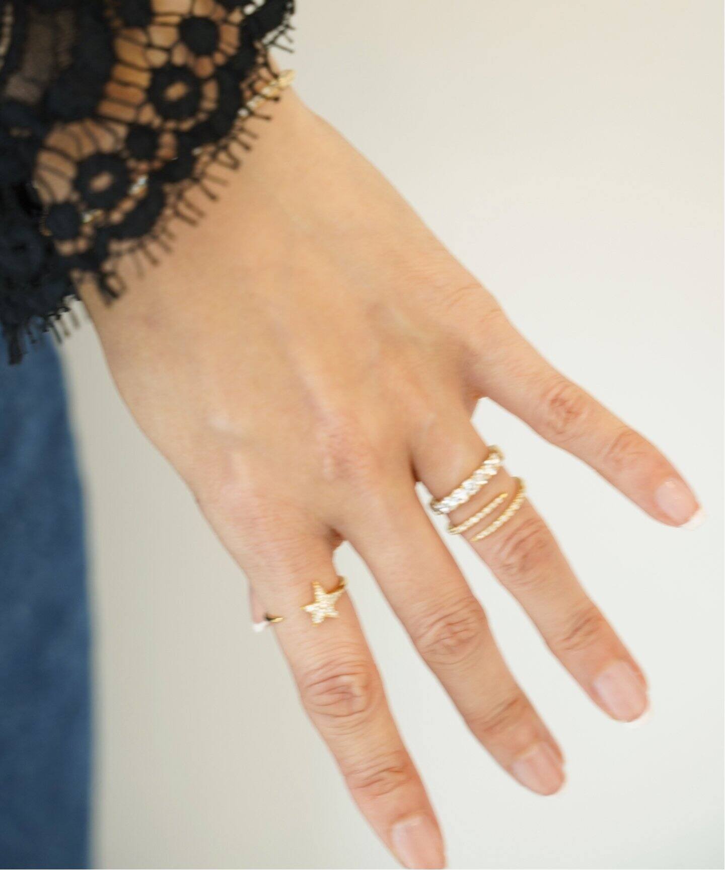 ドゥーズィエムクラス　LAAINA FLOW STAR RING 13号 LAAINA/ラアイナ】FLOW STAR RING（リング）｜Deuxieme Classe