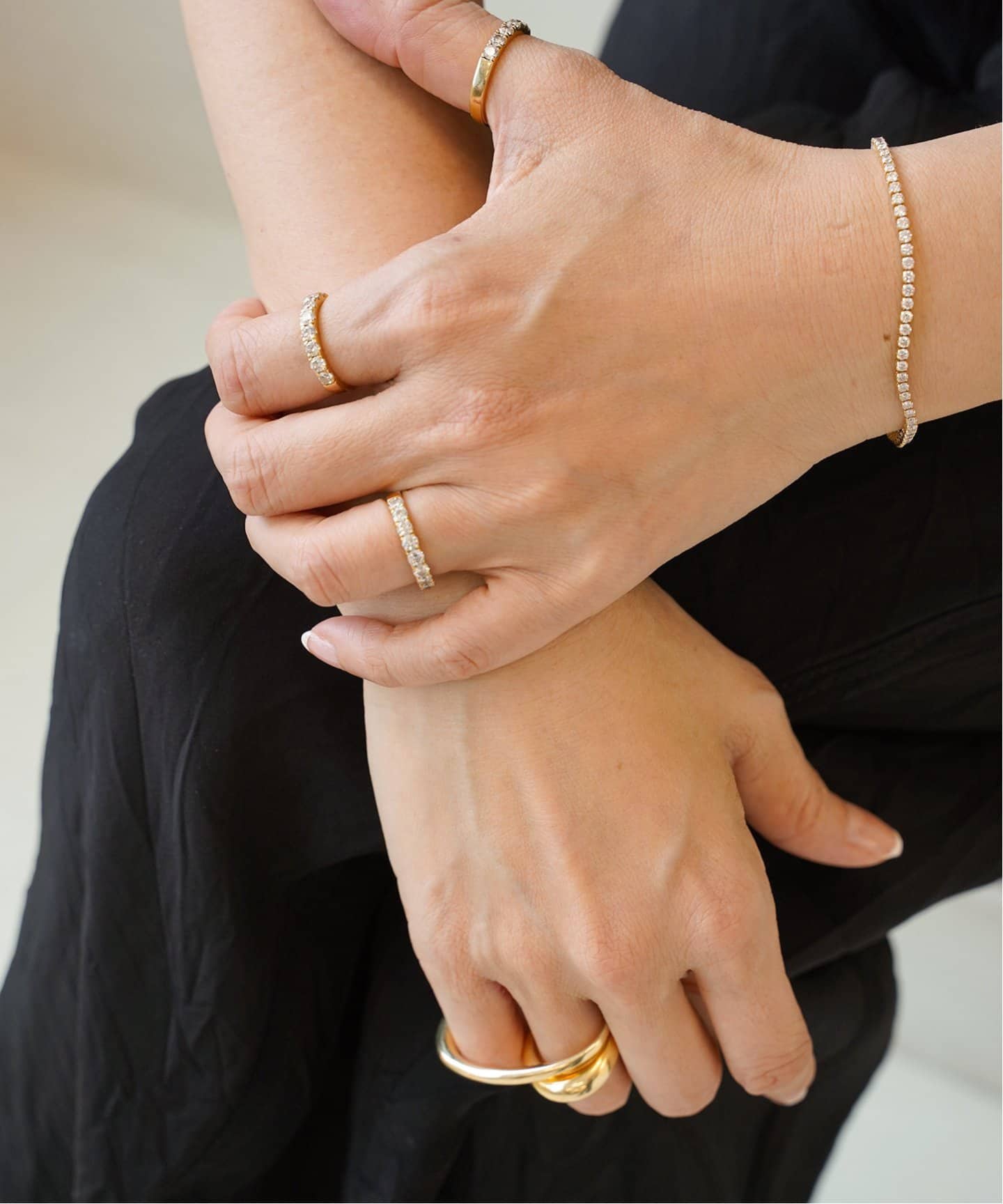 LAAINA/ラアイナ】HALF ETERNITY RING（リング）｜Deuxieme Classe