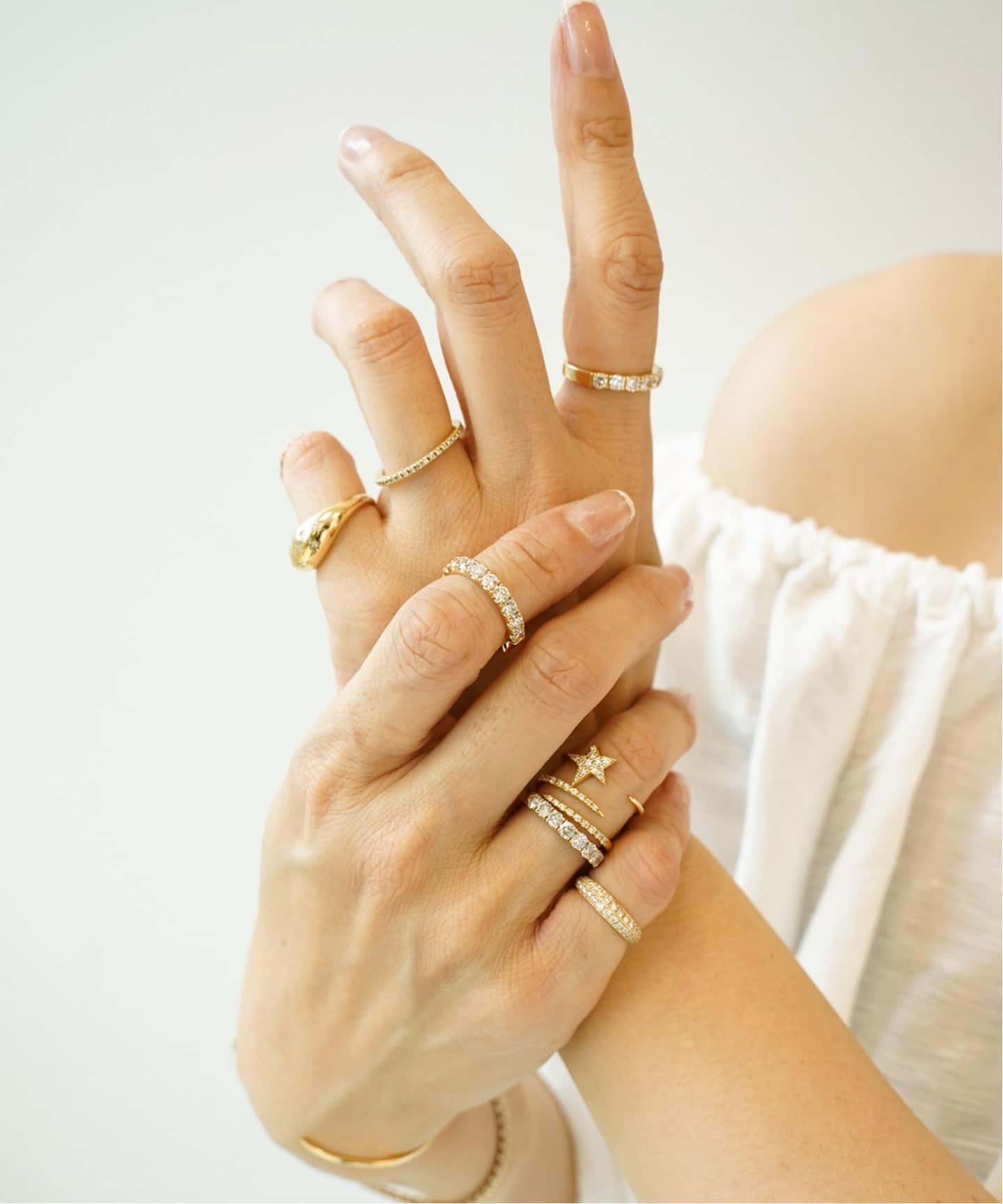追加【Laaina/ラアイナ】 DIAMOND FULL ETERNITY RING 13