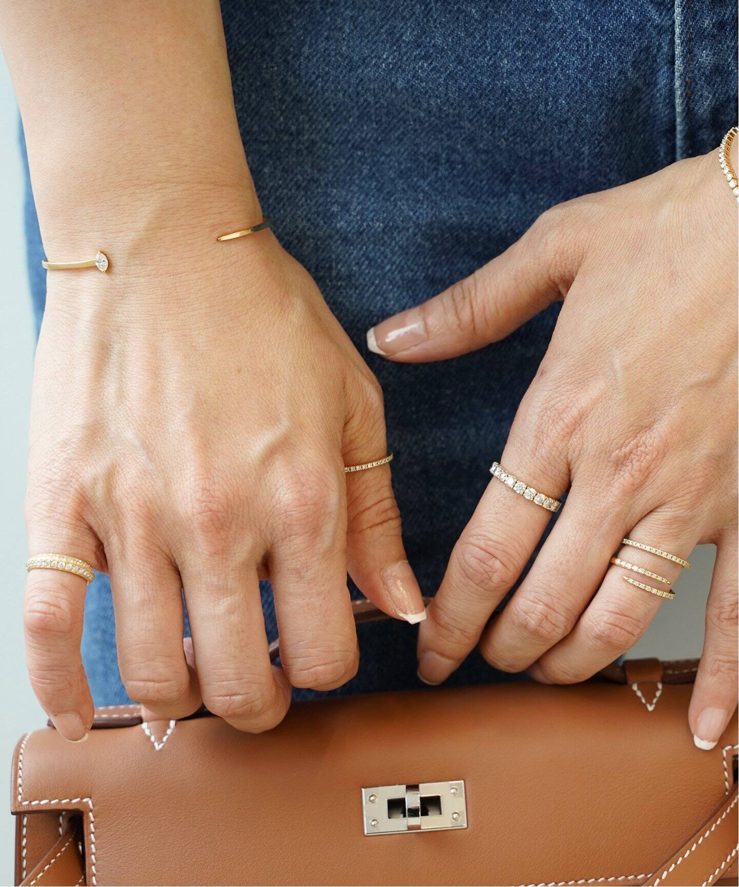 LAAINA/ラアイナ】HALF ETERNITY RING（リング）｜Deuxieme Classe