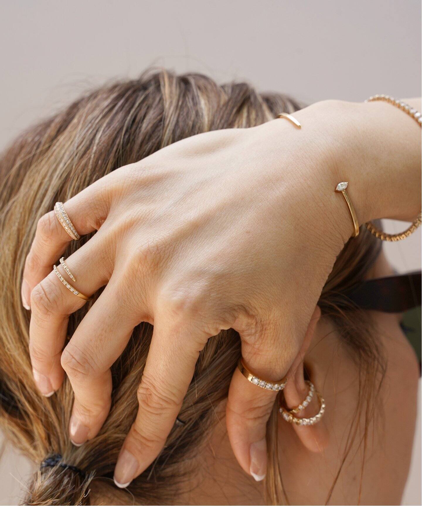 LAAINA/ラアイナ】HALF ETERNITY RING（リング）｜Deuxieme Classe