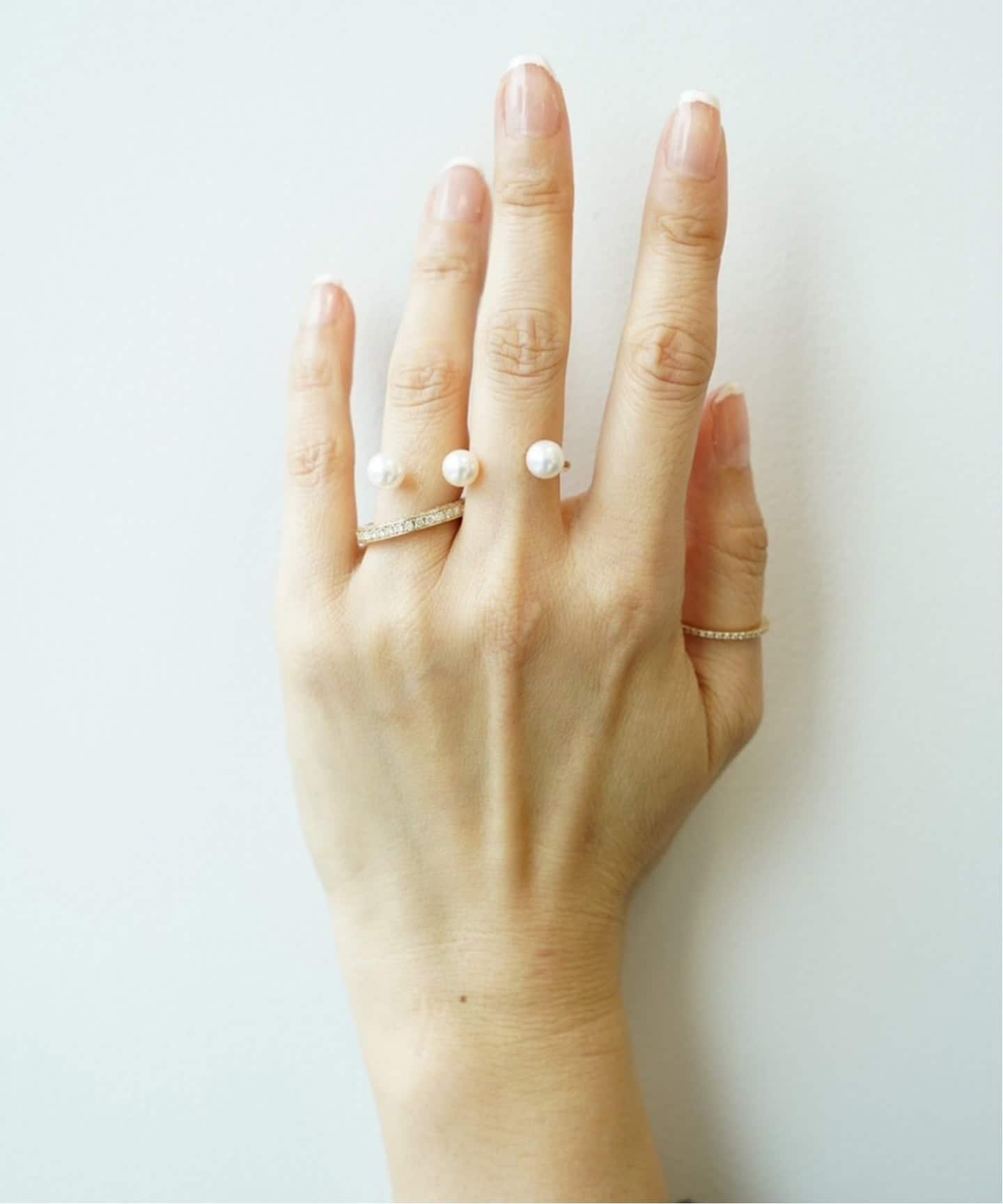 ラアイナ Laaina パール ダイヤ シングルピアス LAAINA/ラアイナ】PEARL RING（リング）｜Deuxieme Classe