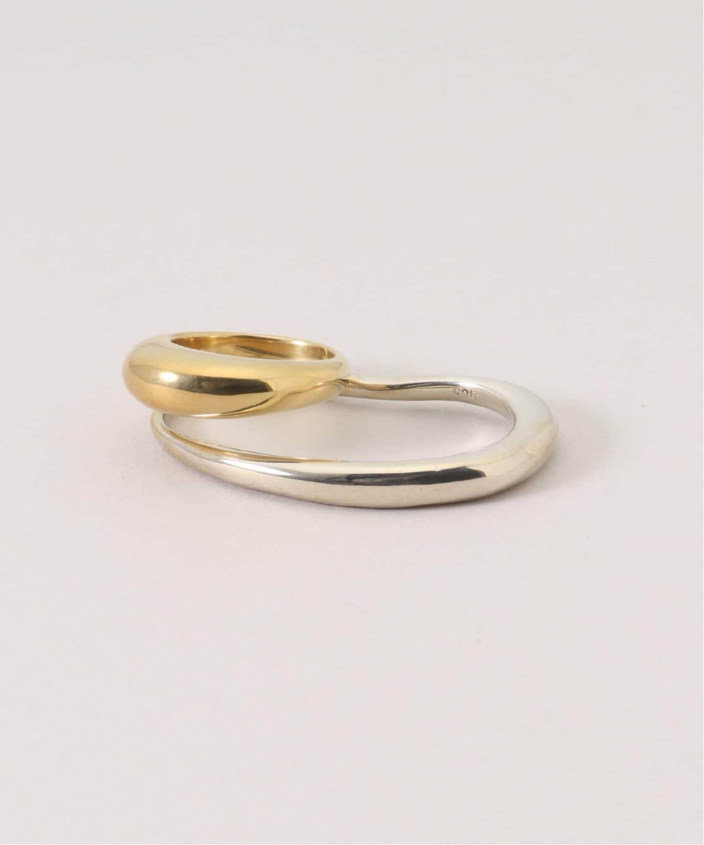 LAVER ラバー DOUBLE RING ゴールド LAVER ラバー DOUBLE RING ゴールド アクセサリー