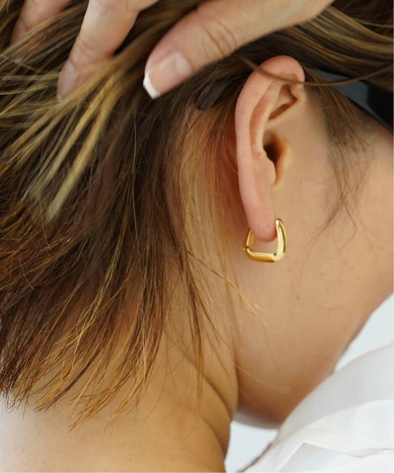 CELERI/セルリ】HOOP PIERCE GOLD（ピアス（両耳用））｜Deuxieme 