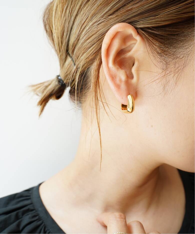 CELERI/セルリ】HOOP PIERCE GOLD（ピアス（両耳用））｜Deuxieme 