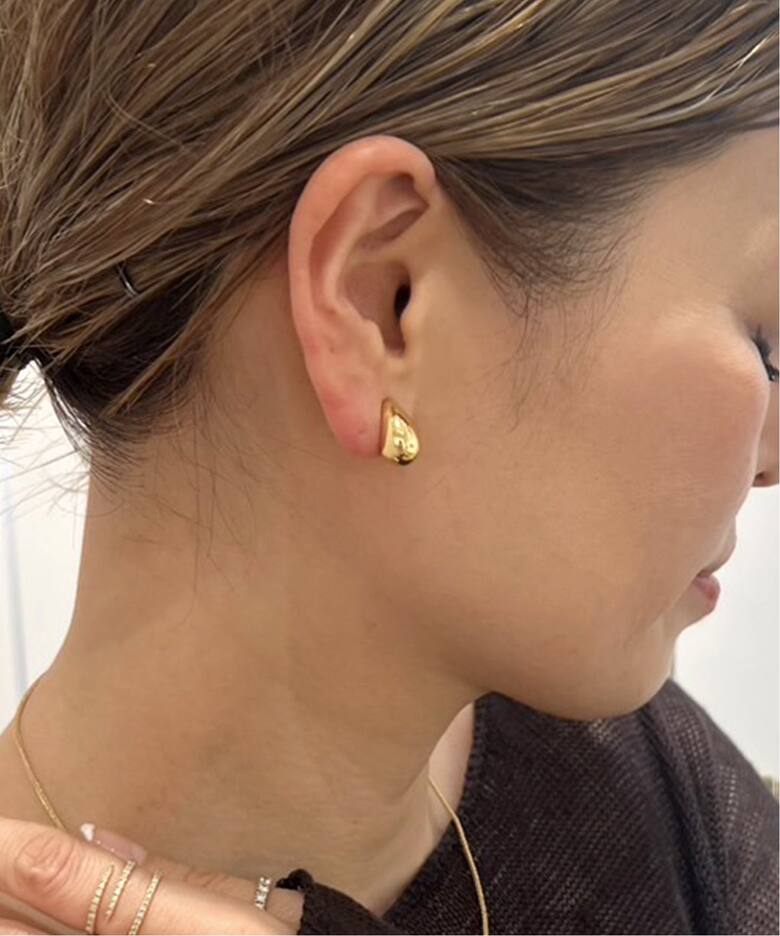 CELERI/セルリ】DROP EARRING GOLD（イヤリング）｜Deuxieme Classe 