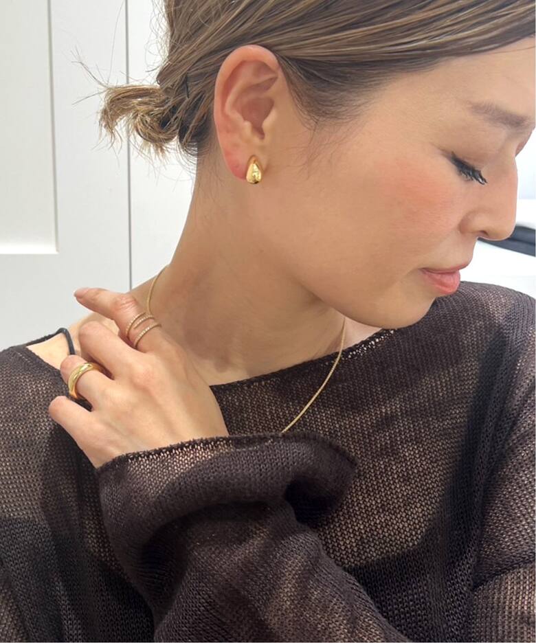 CELERI/セルリ】DROP EARRING GOLD（イヤリング）｜Deuxieme Classe 