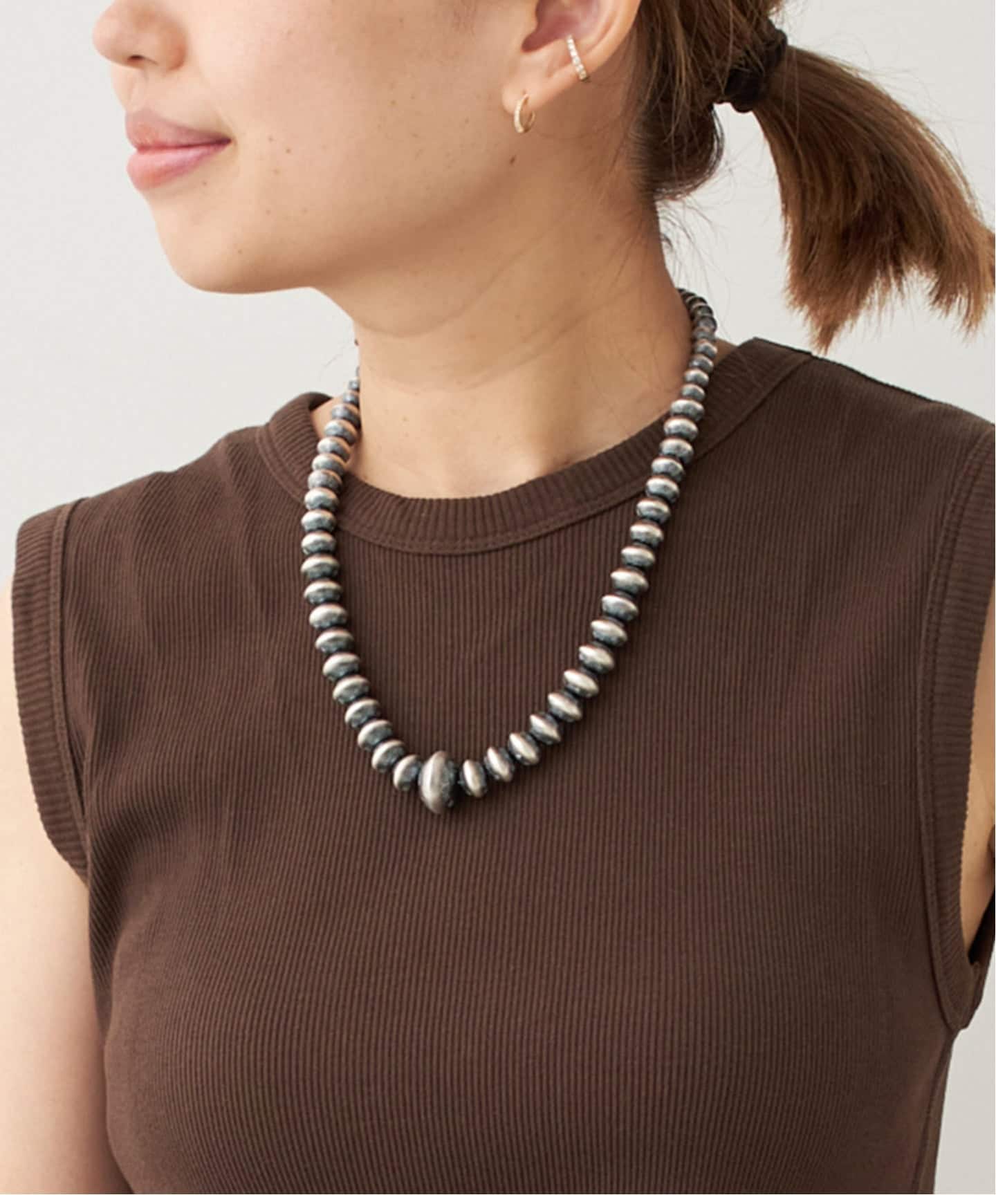 LILLY YAZZIE NAVAJO PEARL 20（ネックレス）｜Deuxieme Classe