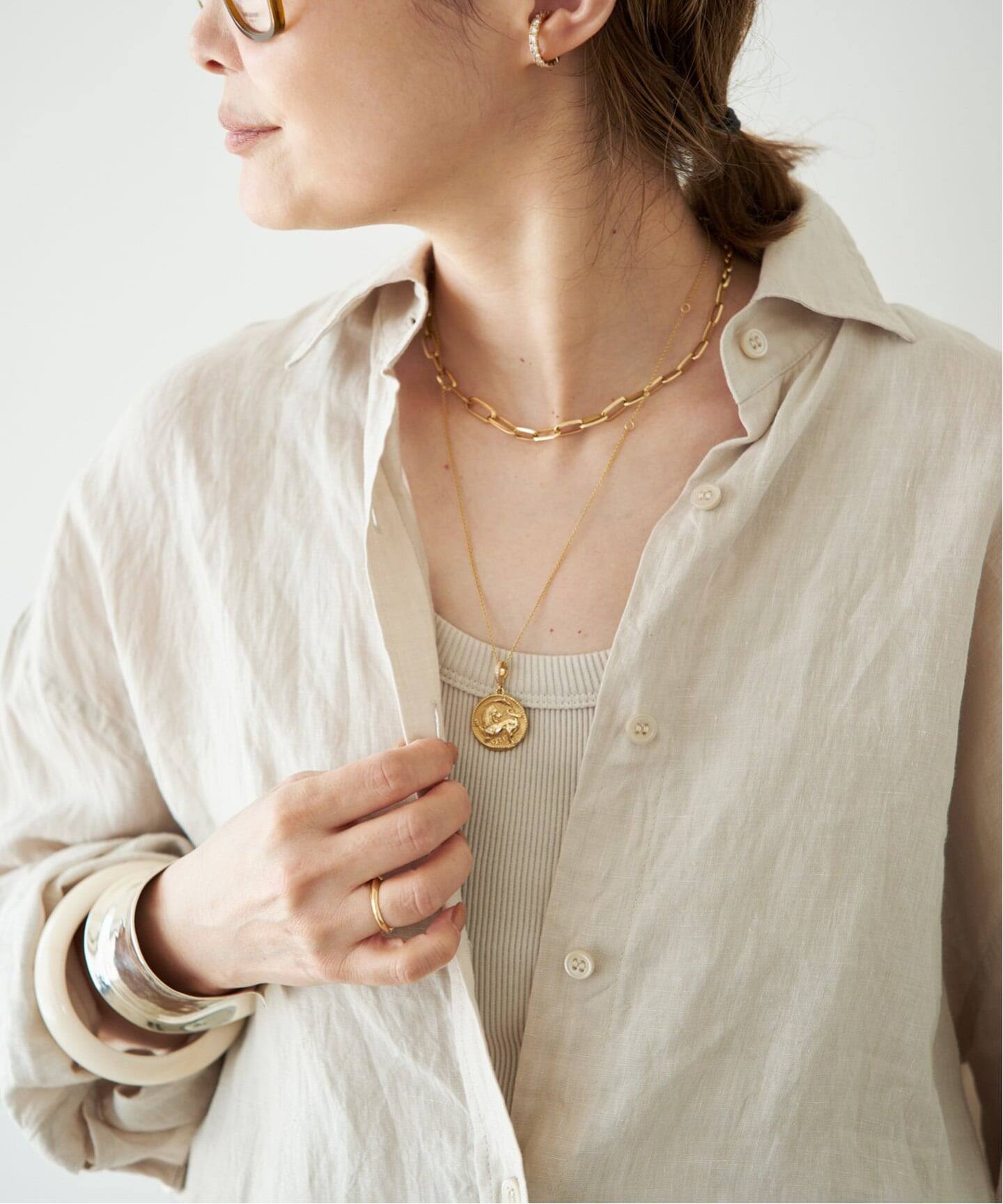 LIZZIE MANDLER/リジーマンドラー】GRADUATED CHOKER16（ネックレス