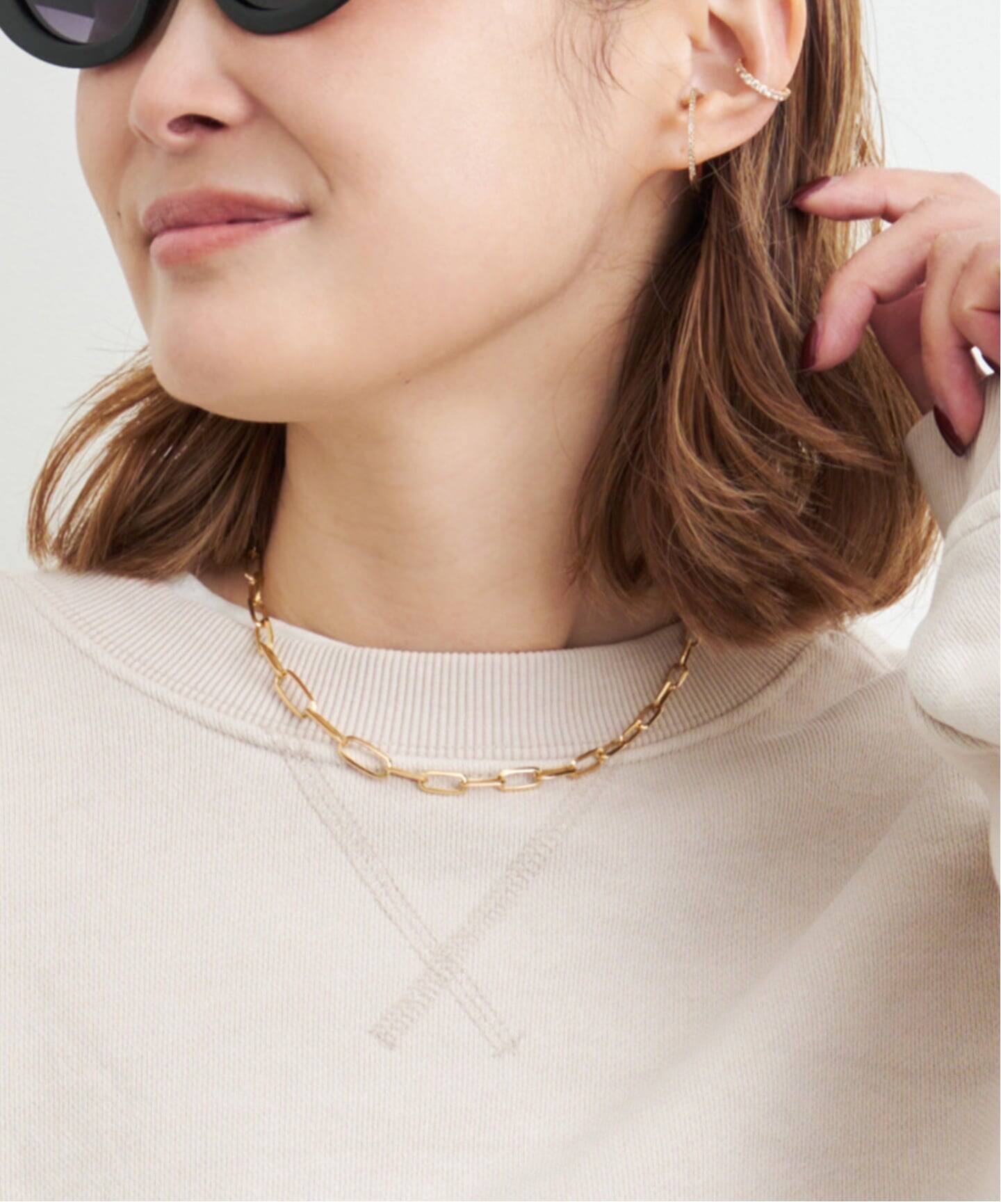LIZZIE MANDLER/リジーマンドラー】GRADUATED CHOKER16（ネックレス