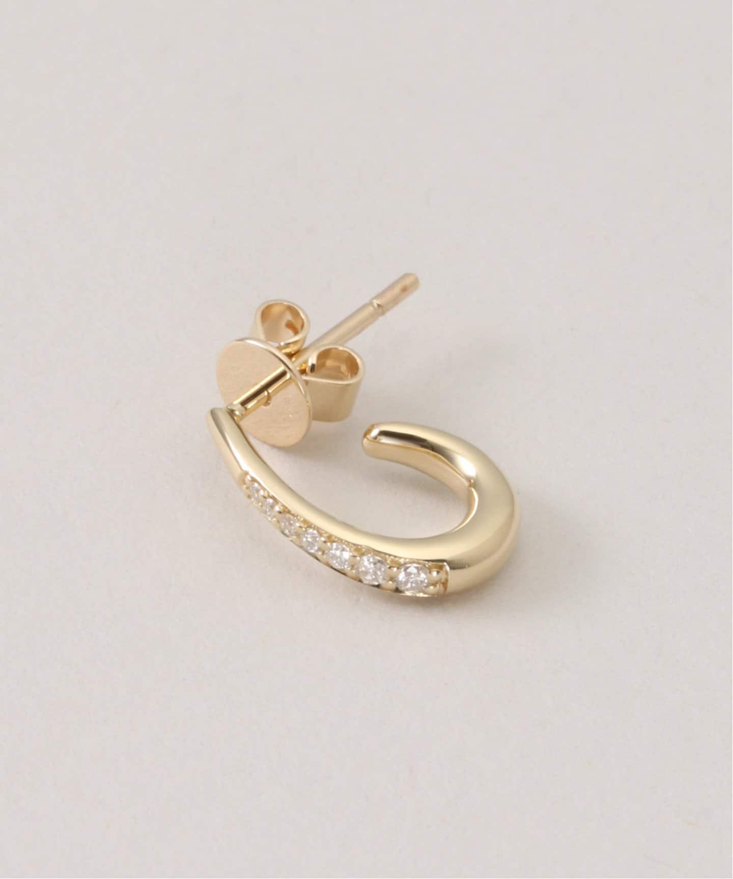 Jacquie Aiche/ジャッキーアイチェ】PAVE GRADUATED OVAL フープピアス
