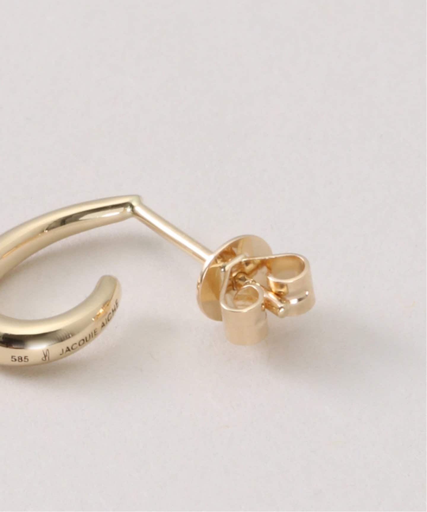 Jacquie Aiche/ジャッキーアイチェ】PAVE GRADUATED OVAL フープピアス