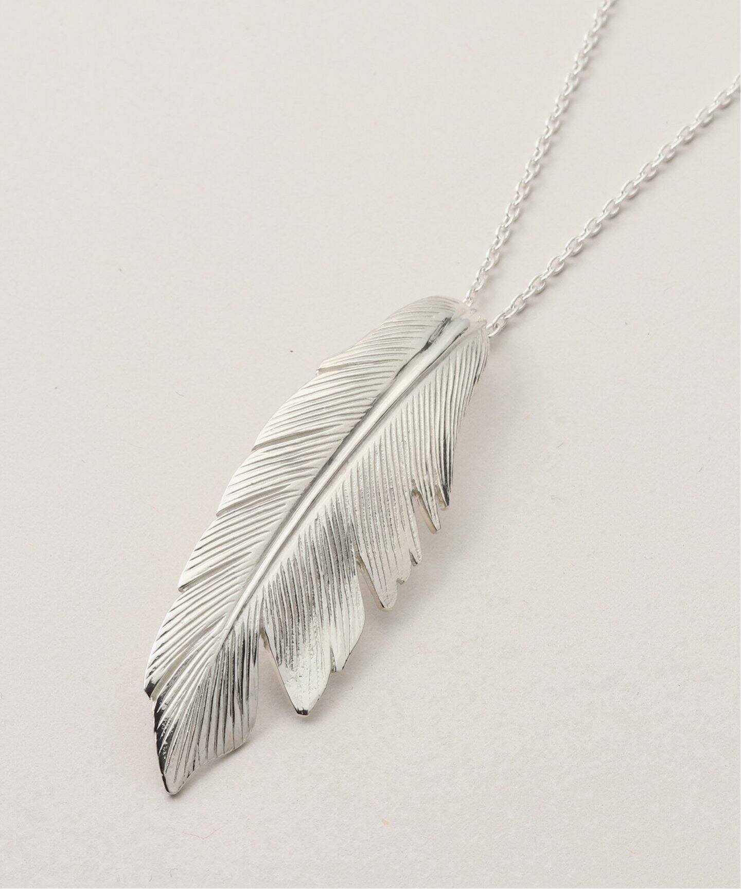 Manon Jewelry/マノン ジュエリー】Feather ネックレス（Big SS 