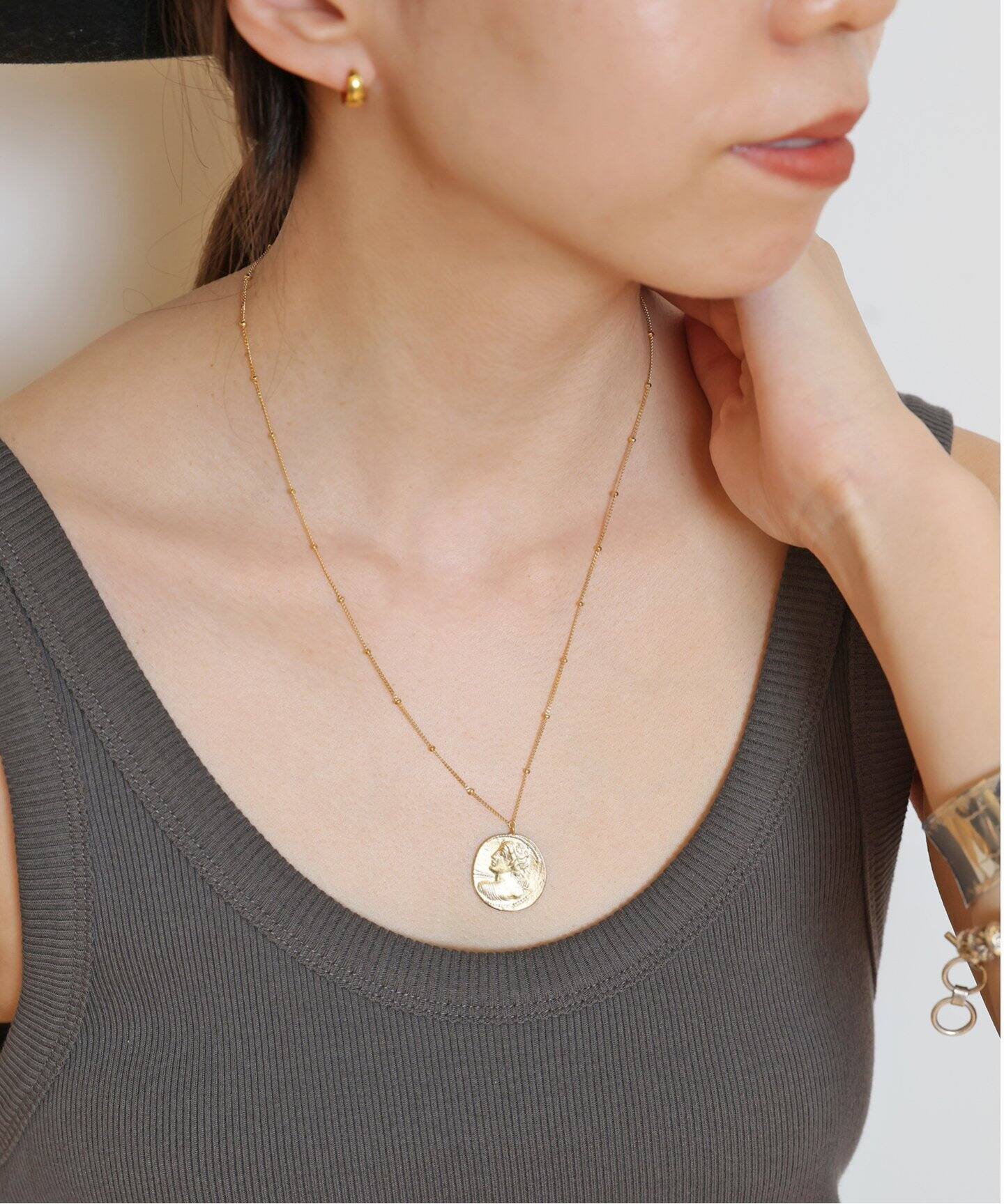 Deuxieme Classe MARIHAネックレススタッドチェーン（MARIHA(マリハ)の  