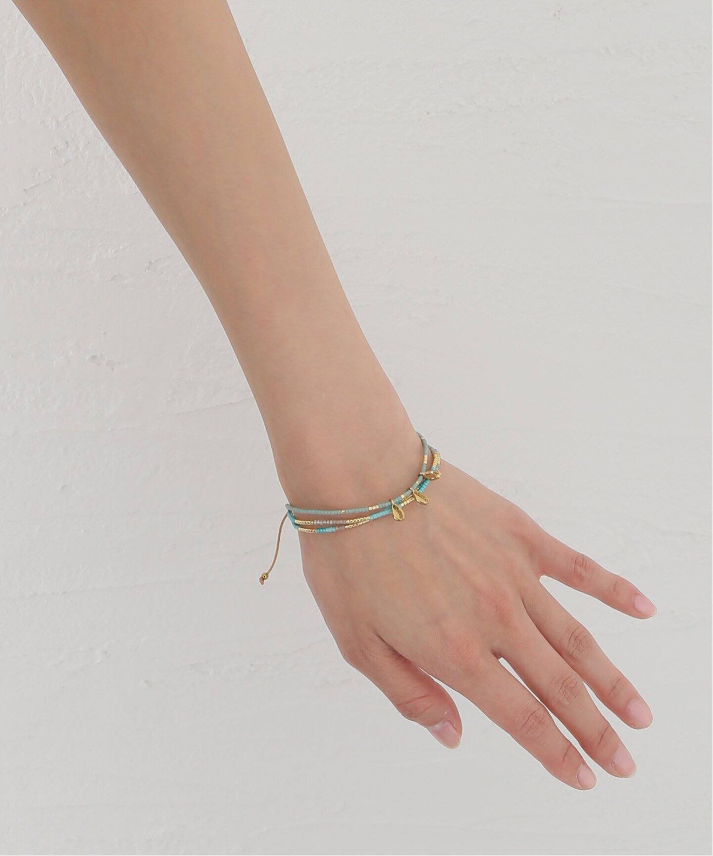 ベル メイ パ クー JADE CORD ブレスレット BELLE MAIS PAS QUE/ベル メイ パ クー】JADE CORD ブレスレット