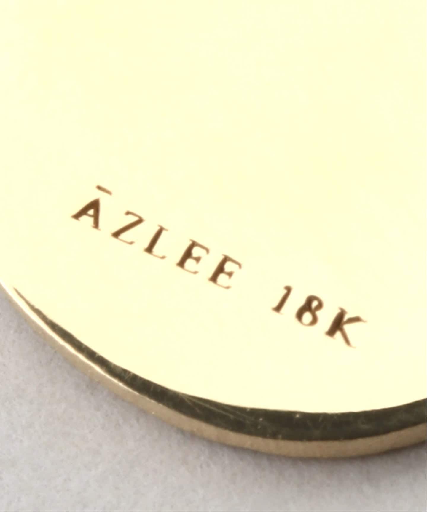 AZLEE 18KYG GODDESS SMALL DIA BARコインチャーム AZLEE/アズリー】 GODDESS SMALL DIA BAR コインチャーム