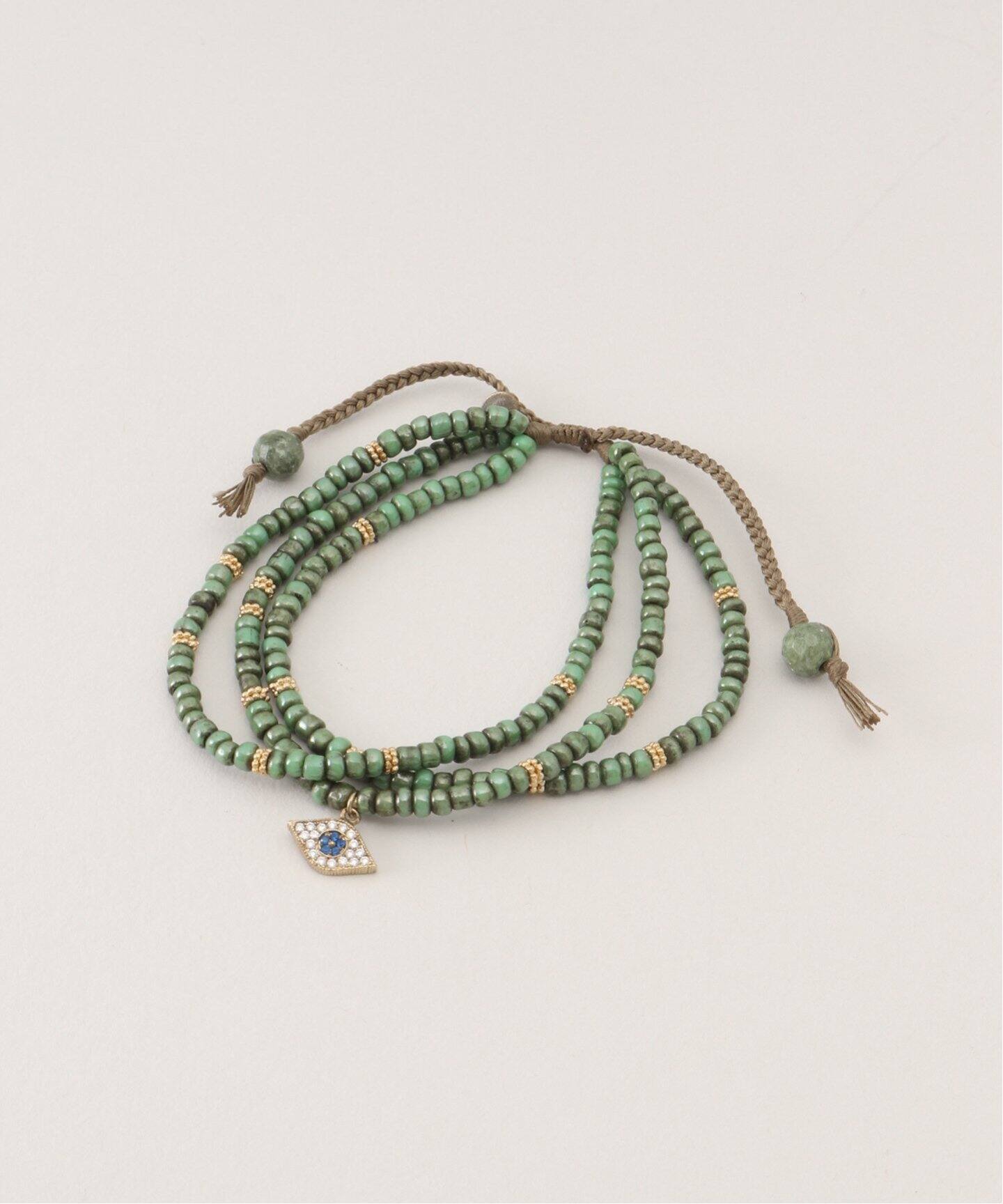 新品【TAI/タイ】GREEN TURQUOISE 3 ブレスレット MUSE TAI/タイ】GREEN TURQUOISE 3 ブレスレット（ブレスレット