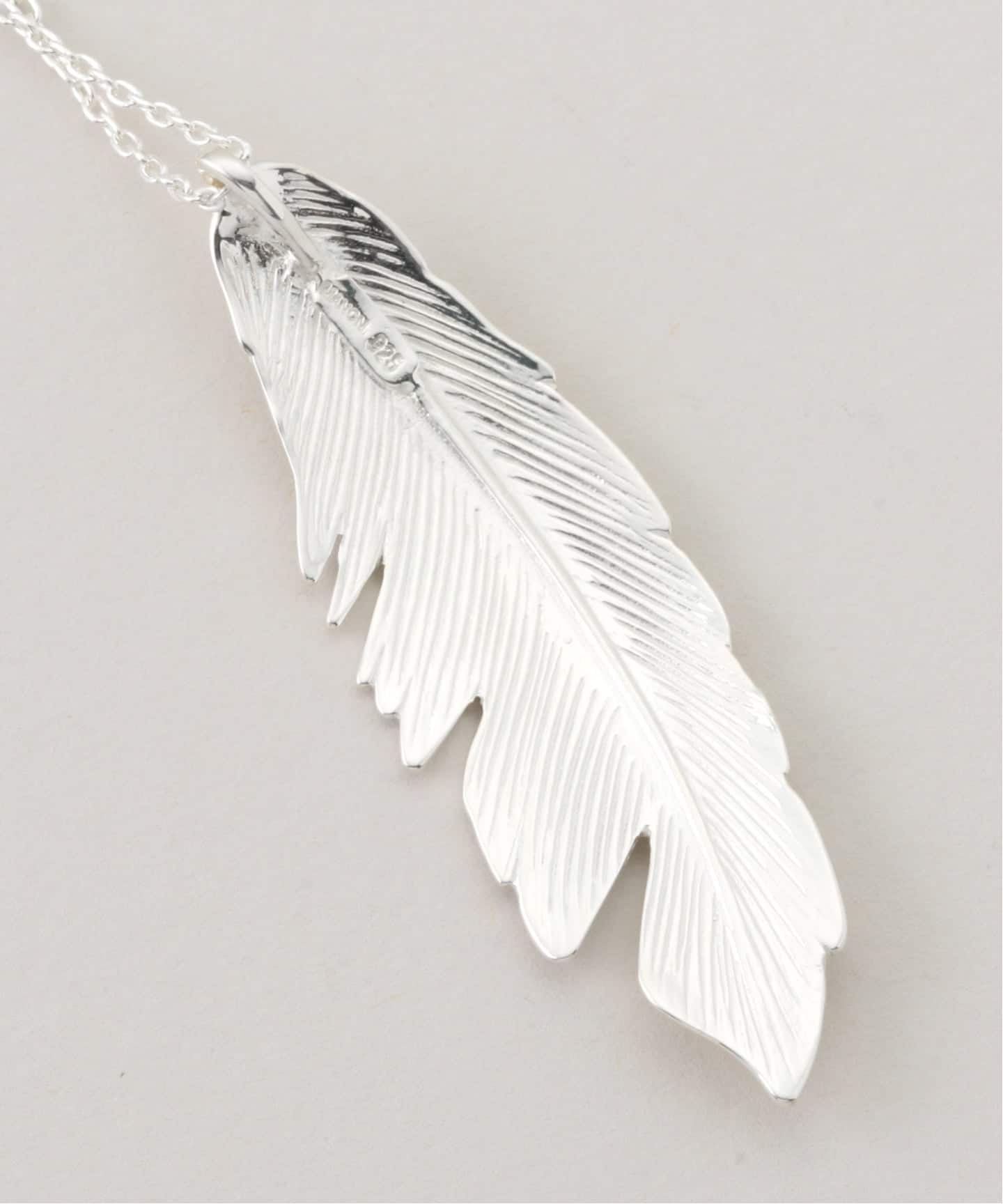 Manon Jewelry/マノン ジュエリー】Feather ネックレス Big SS