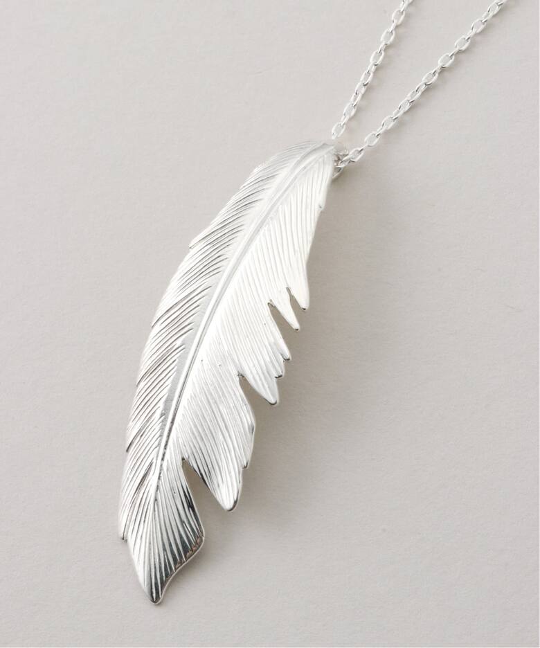 Manon Jewelry/マノン ジュエリー】Feather ネックレス Big SS 