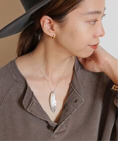 Manon Jewelry/マノン ジュエリー】Feather ネックレス Big SS 