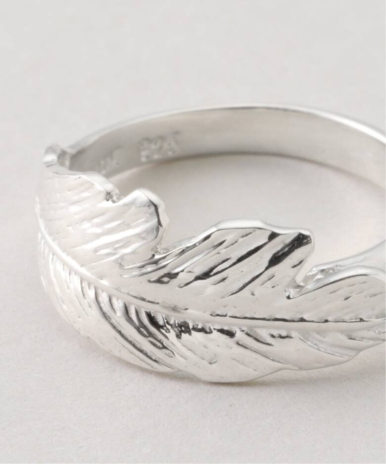 Manon Jewelry/マノン ジュエリー】Feather ピンキーリング (3-3.5 