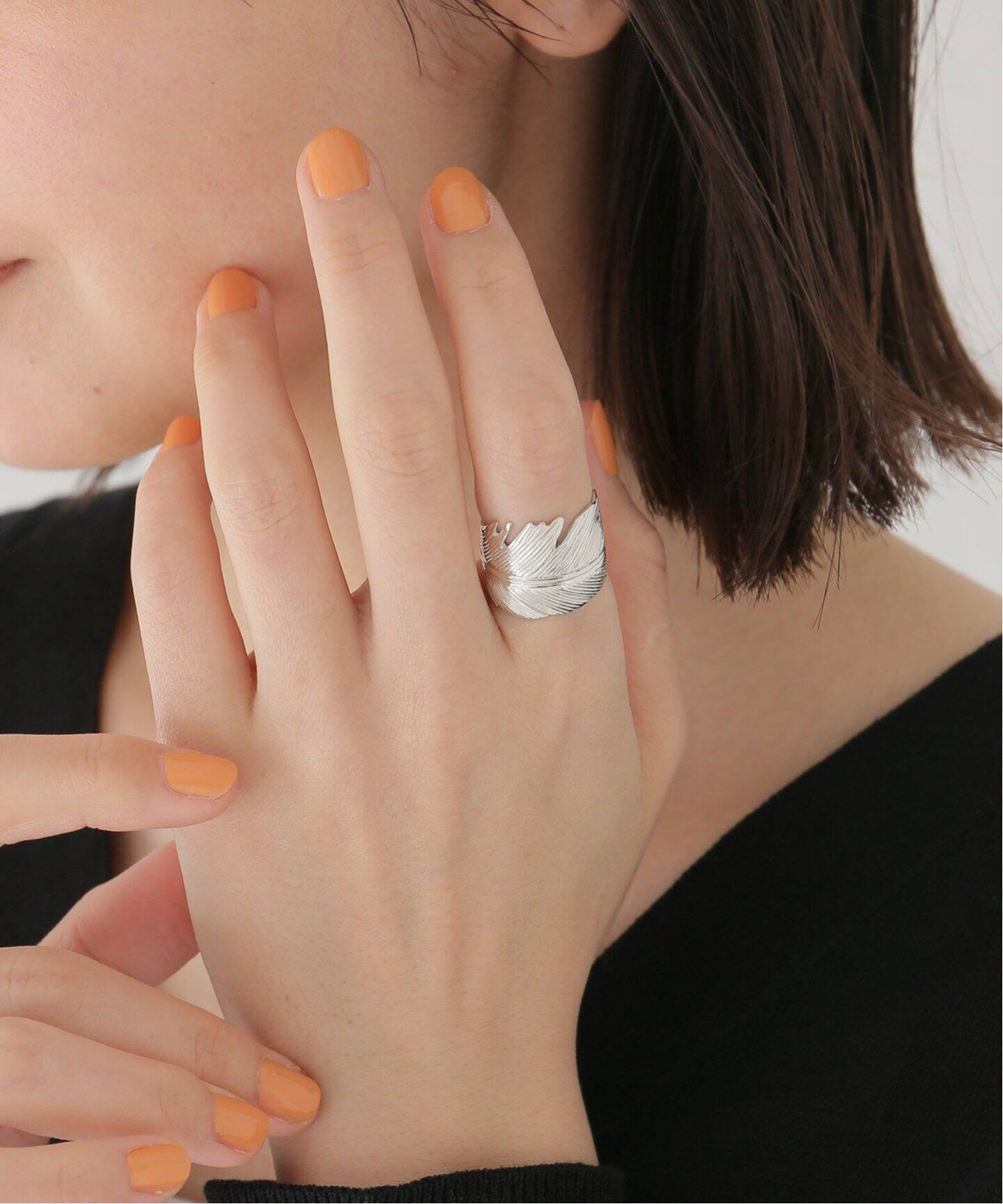 MANON JEWELRY マノン フェザー Feather リング 12.5号