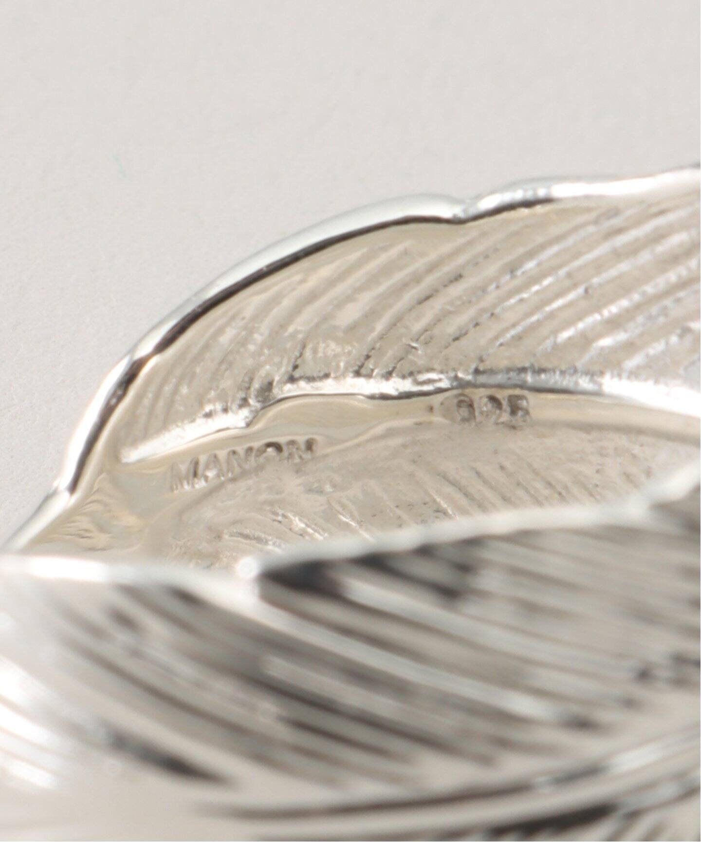 Manon Jewelry/マノン ジュエリー】 Feather リング #7-7.5（リング  