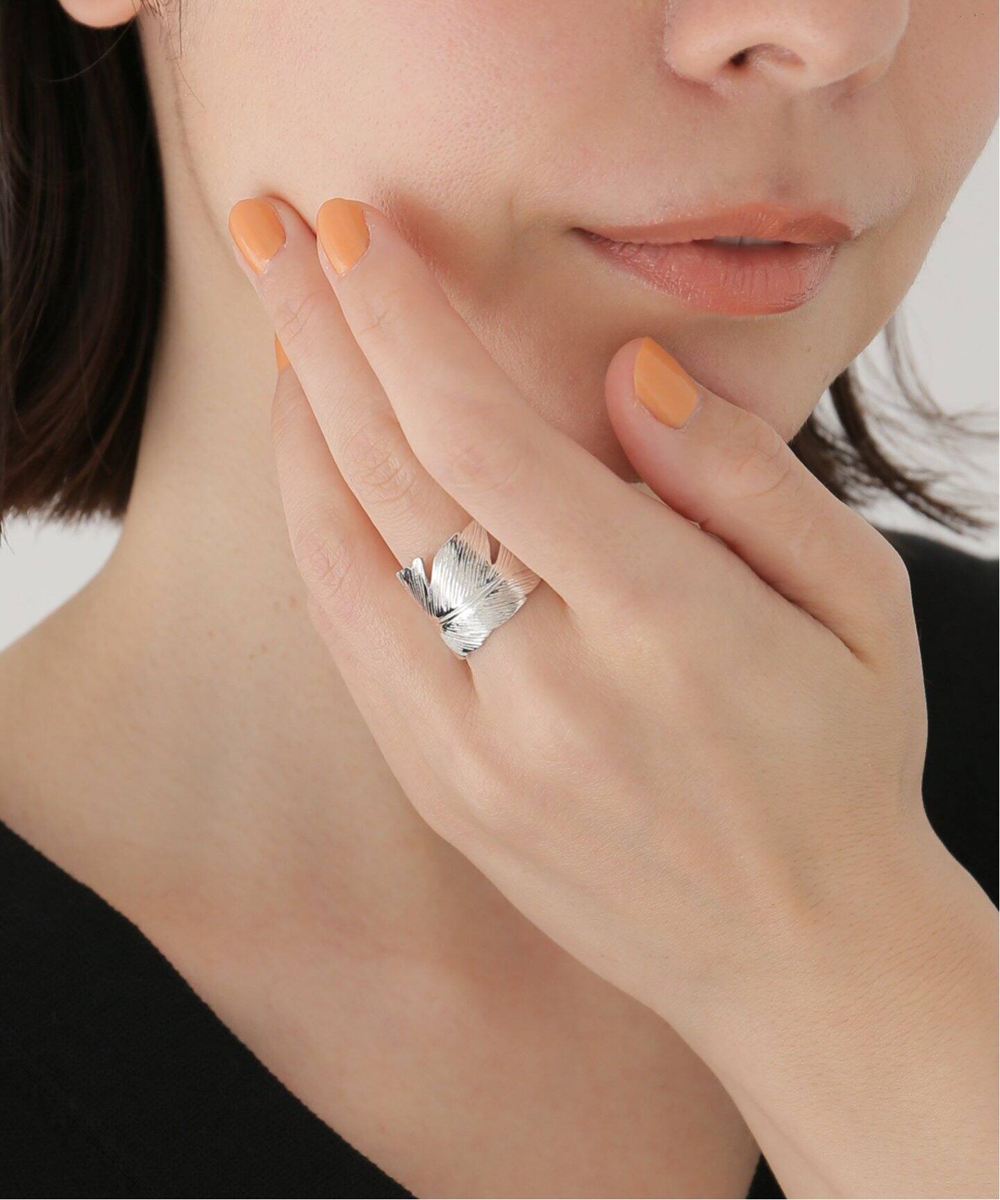 Manon Jewelry/マノン ジュエリー】 Feather リング #7-7.5（リング  